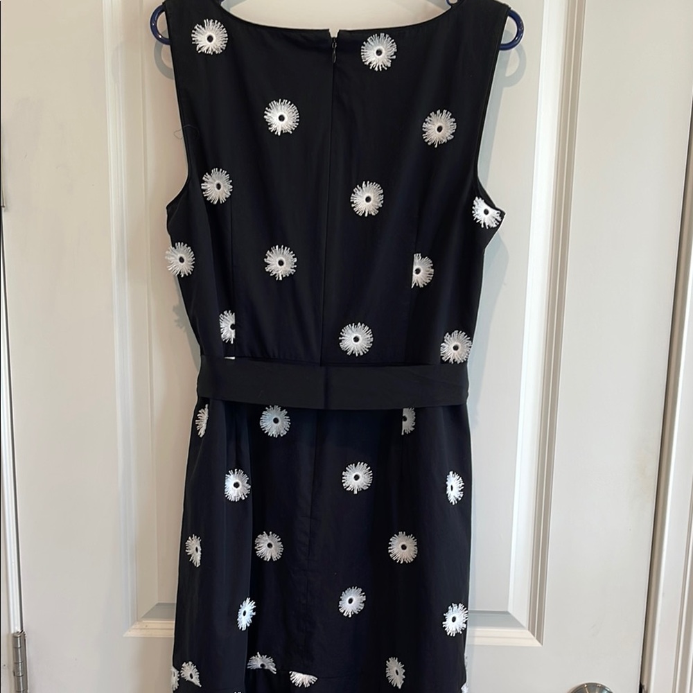 Talbots Black and White Sleeveless Midi Sundress - Picture 2 of 2
